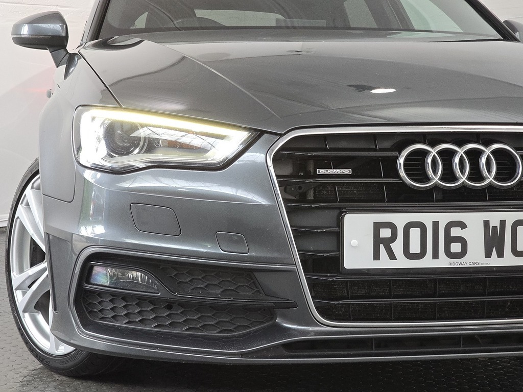 Audi A3 S Line Nav Tfsi White #16