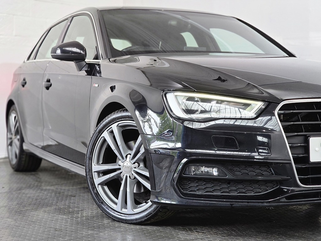 Audi A3 Tdi S Line Black #5