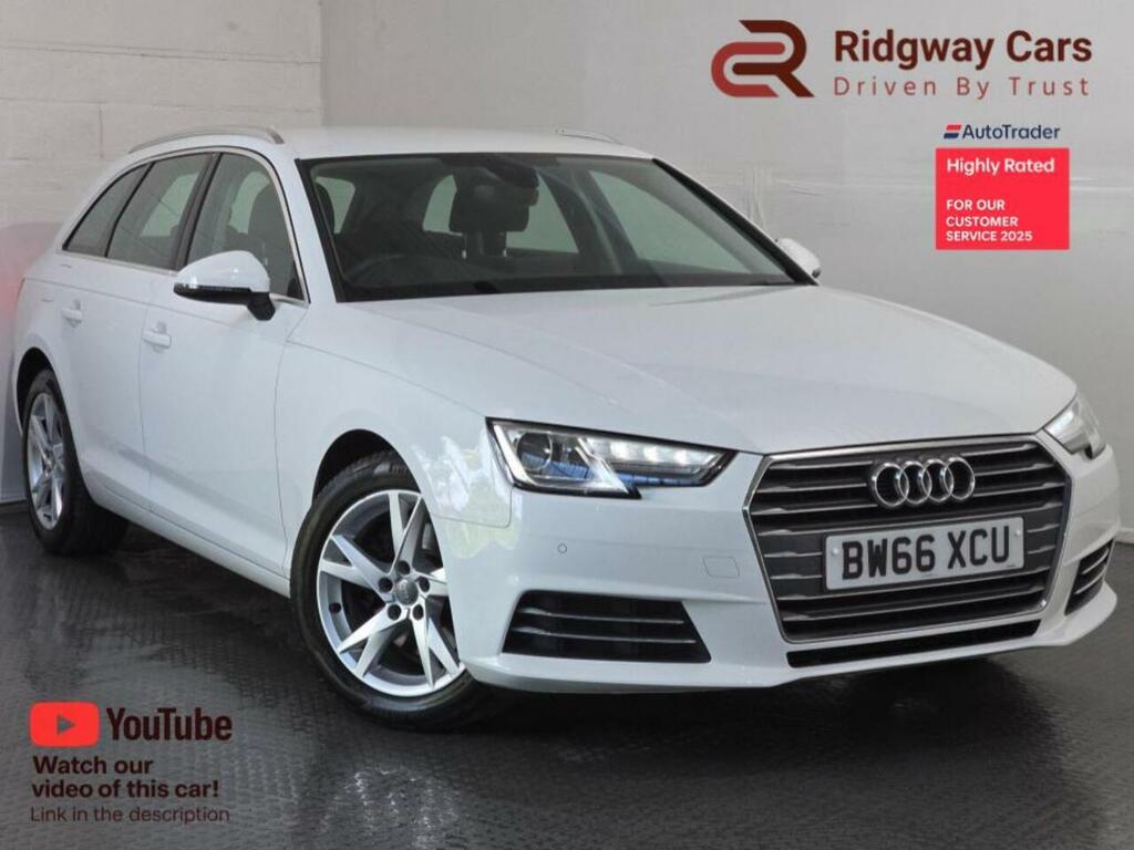 Audi A4 Avant Estate 2.0 Tdi Ultra Se 2017 White #94