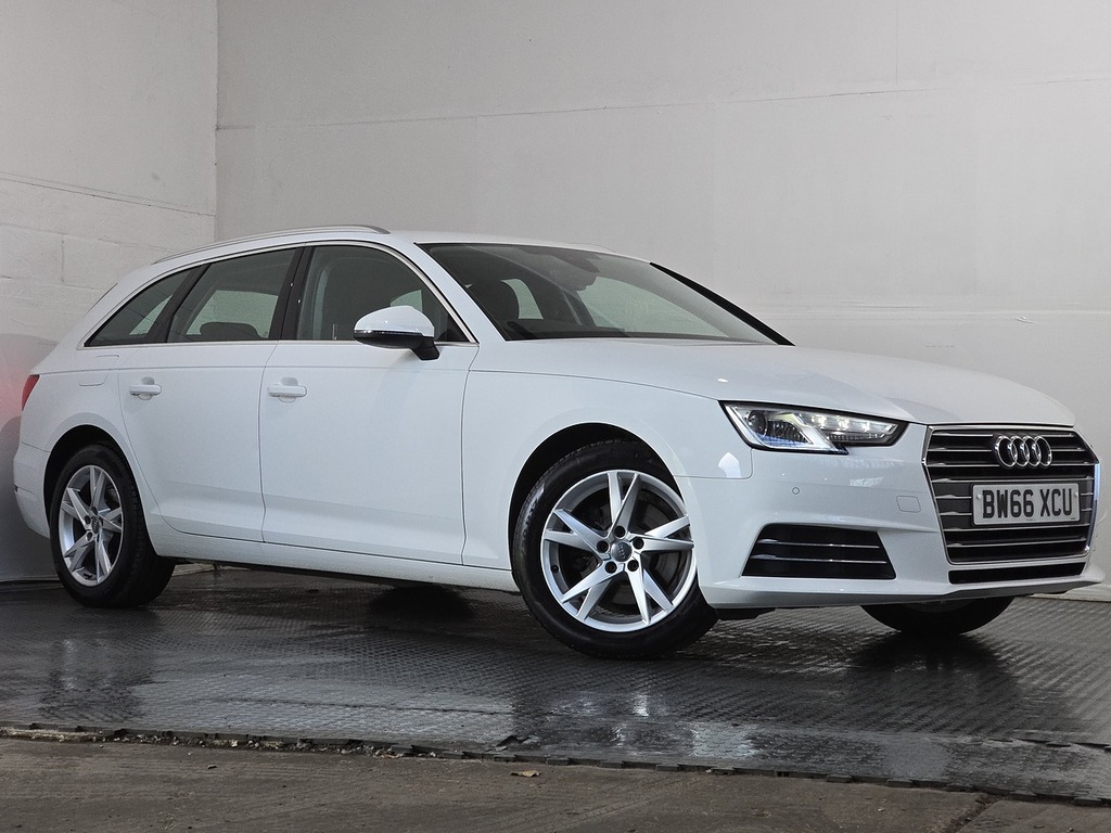 Audi A4 Avant Tfsi Sport White #3