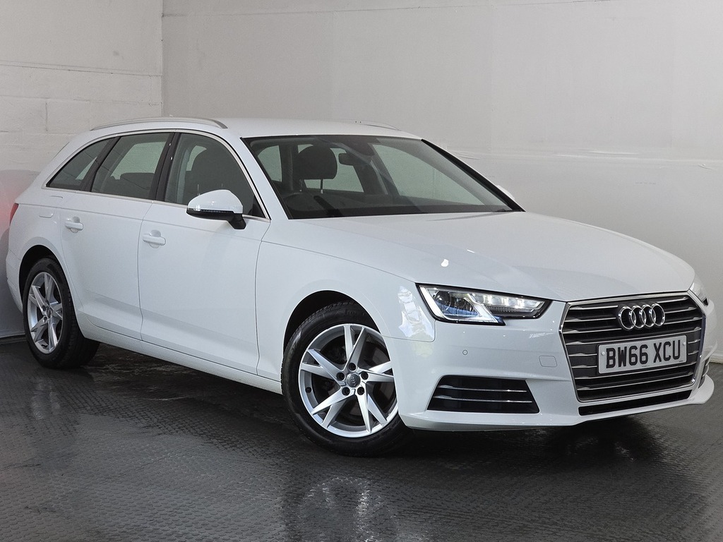 Audi A4 Avant Tfsi Sport White #2