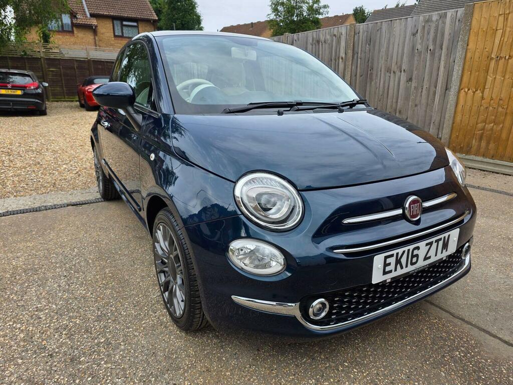 Fiat 500 1.2 Lounge Euro 6 Ss Blue