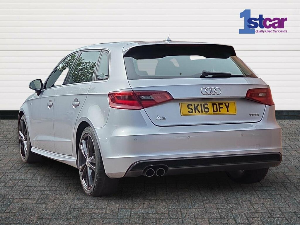 Audi A3 1.4 Tfsi Cod S Line Sportback S Tronic Nav - SK16DFY Silver #3