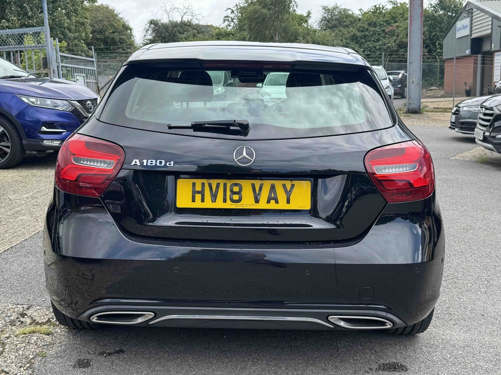 Mercedes-Benz A Class A180d Sport Premium HV18VAY Black #5