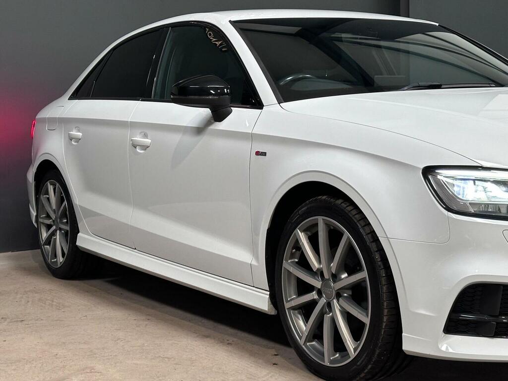 Audi A3 Saloon 2.0 Tdi Black Edition S Tronic Euro 6 Ss White