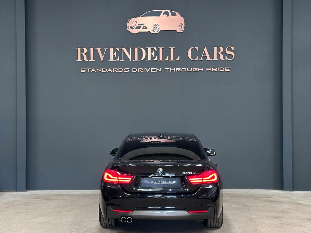 BMW 4 Series Gran Coupe Hatchback 2.0 420D M Sport Euro 6 Ss Black #6