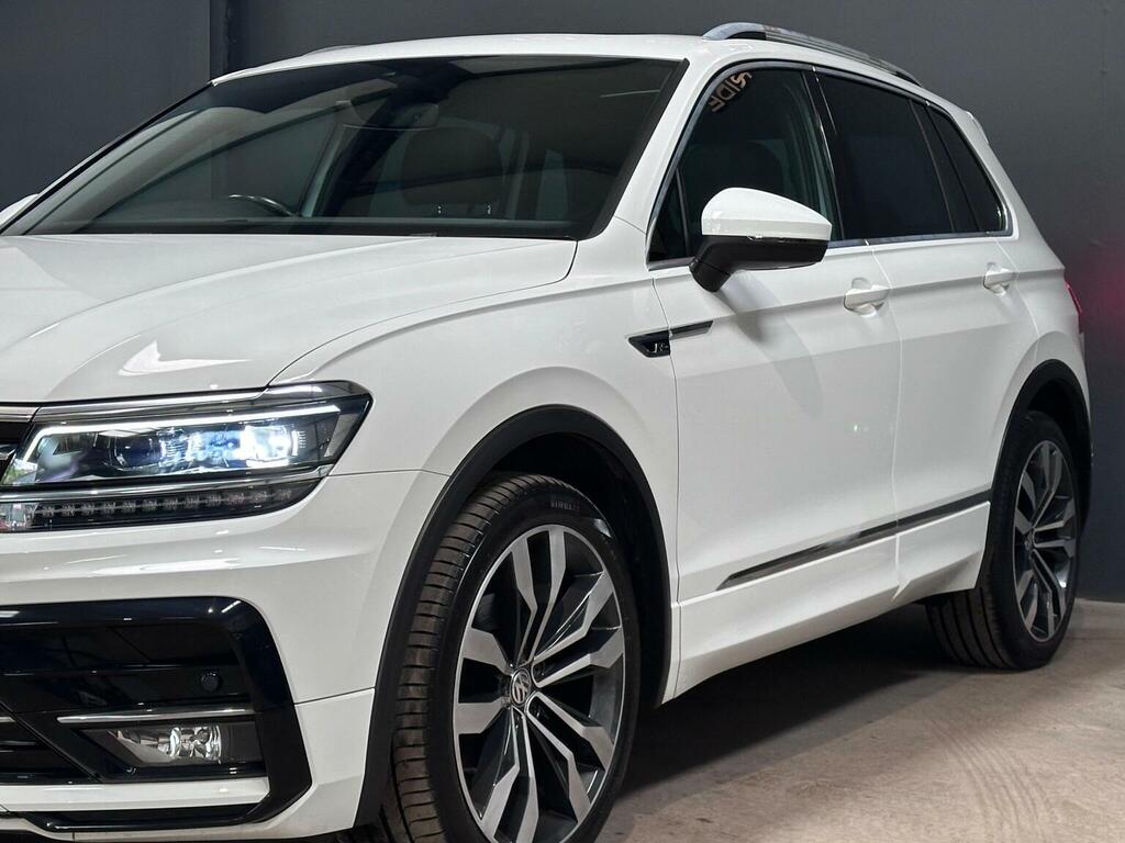 Volkswagen Tiguan Suv 2.0 Tdi R-line Dsg 4Motion Euro 6 Ss 2 ND18EAJ White #4