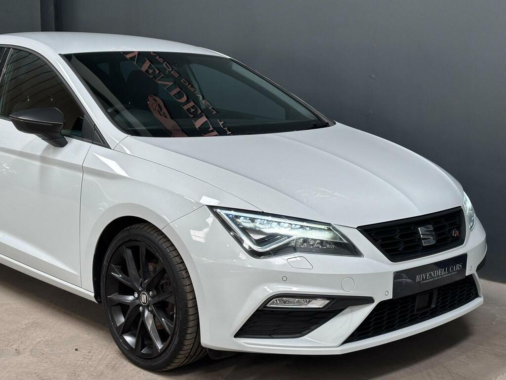 Seat Leon Hatchback 1.5 Tsi Evo Fr Black Edition Euro 6 Ss White #4