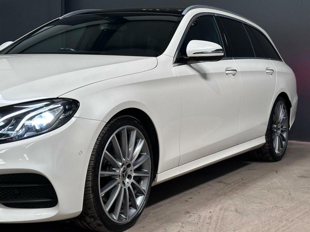 Mercedes-Benz E Class Estate 2.0 E220d Amg Line Premium G-tronic Euro KP19UPB White #4