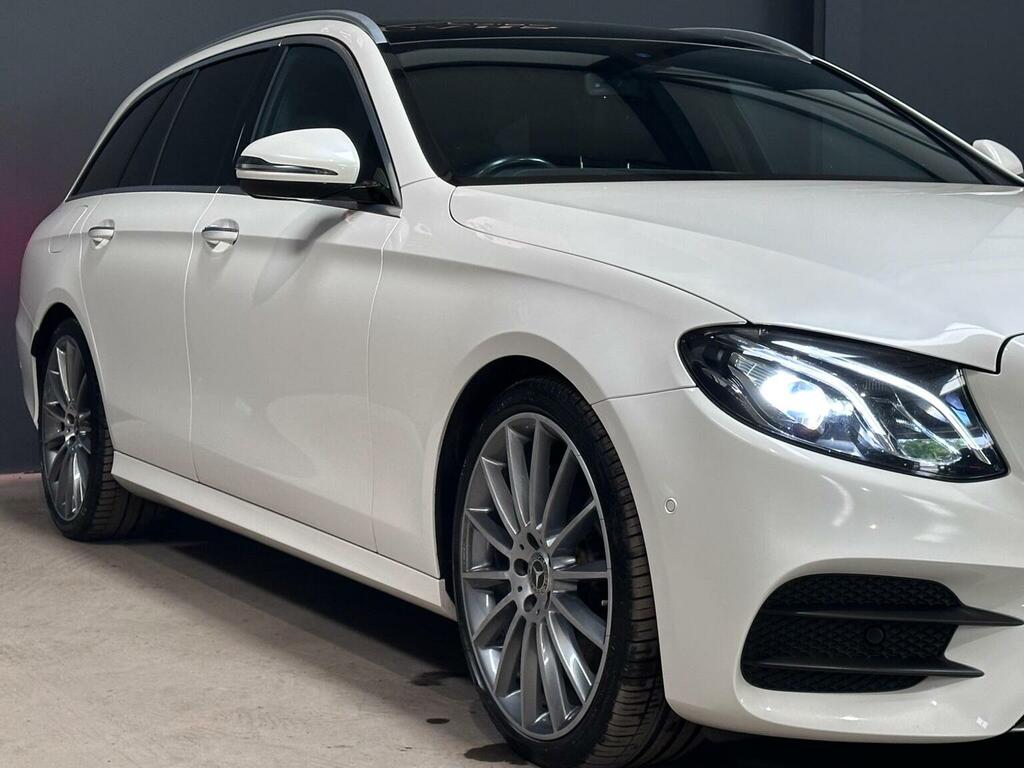 Mercedes-Benz E Class Estate 2.0 E220d Amg Line Premium G-tronic Euro KP19UPB White #2