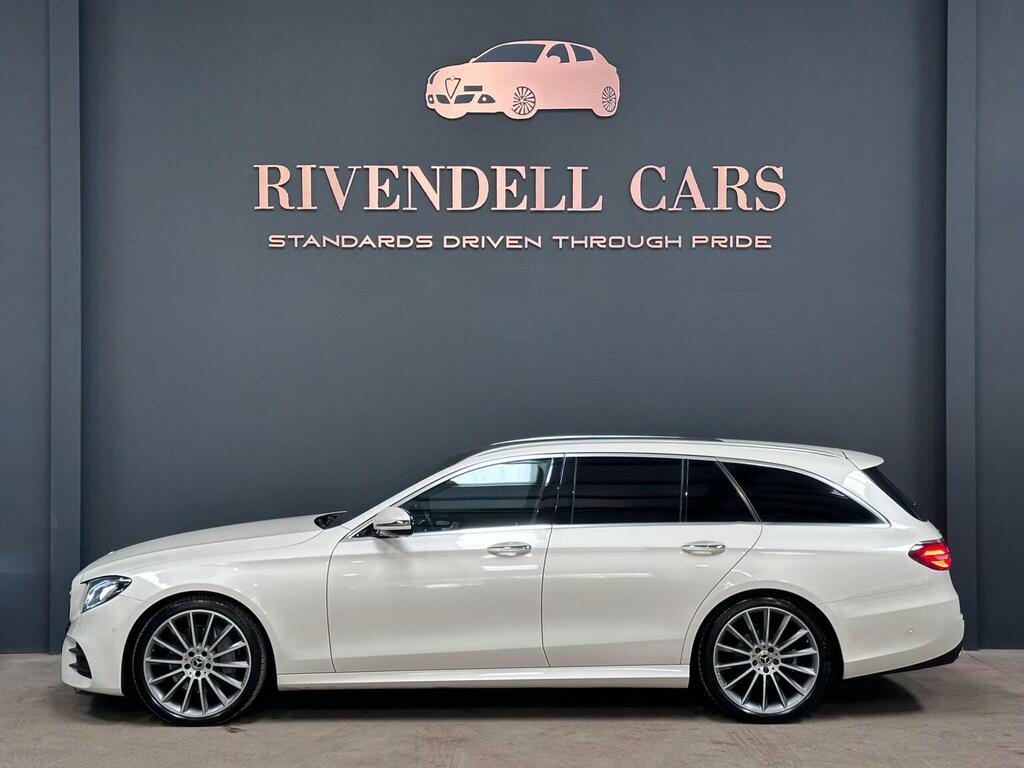 Mercedes-Benz E Class Estate 2.0 E220d Amg Line Premium G-tronic Euro KP19UPB White #5