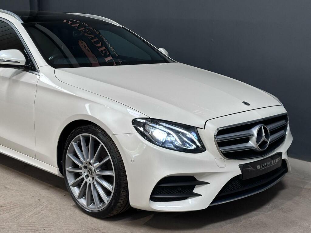Mercedes-Benz E Class Estate 2.0 E220d Amg Line Premium G-tronic Euro KP19UPB White #6
