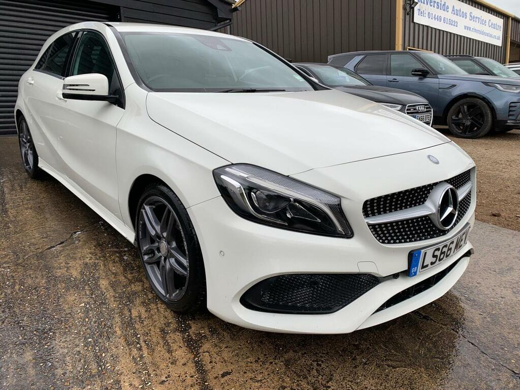 Mercedes-Benz A Class A180d Amg Line Premium 7G-dct Euro 6 Ss LS66MEV White #3