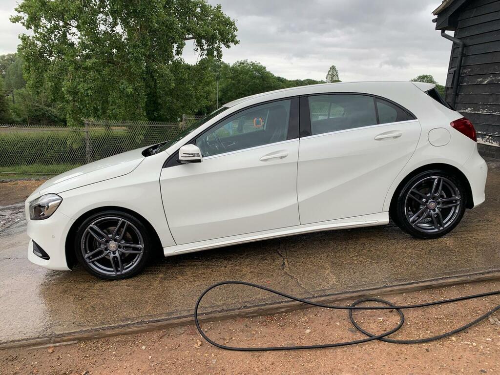 Mercedes-Benz A Class A180d Amg Line Premium 7G-dct Euro 6 Ss LS66MEV White #5