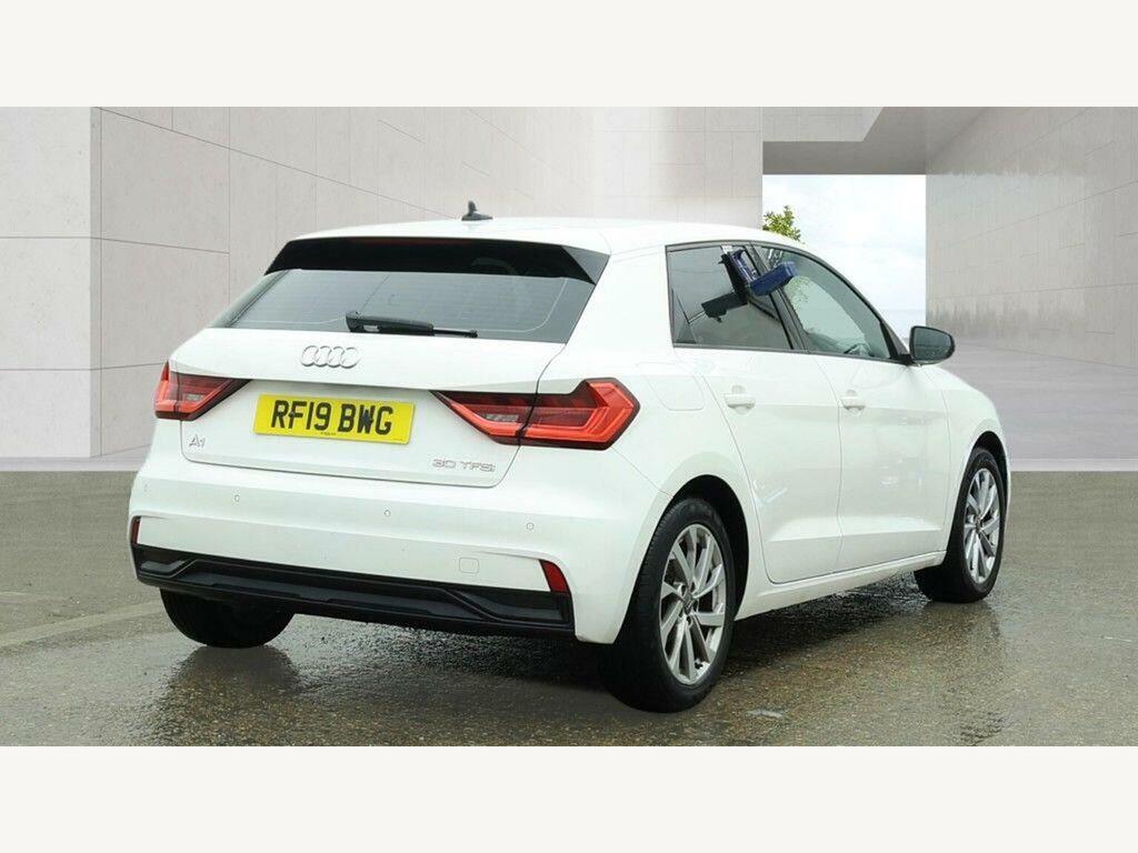 Audi A1 Sportback Tfsi S Line White #4