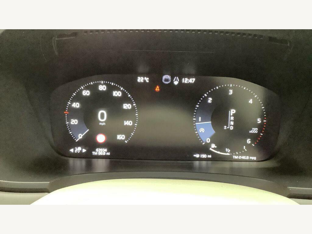 Volvo V90 T4 Momentum Plus Leather Upholstery, Rear Ca Black #9