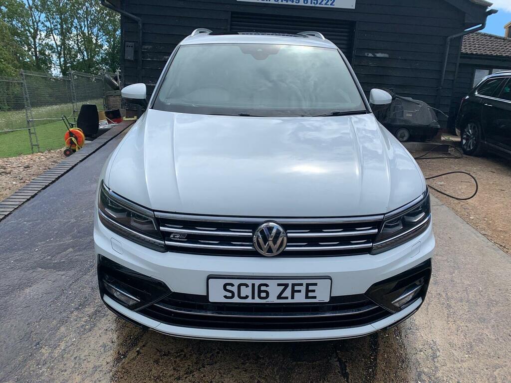 Volkswagen Tiguan Tdi Bluemotion Tech R-line Dsg 4Motion Euro 6 Ss White #2