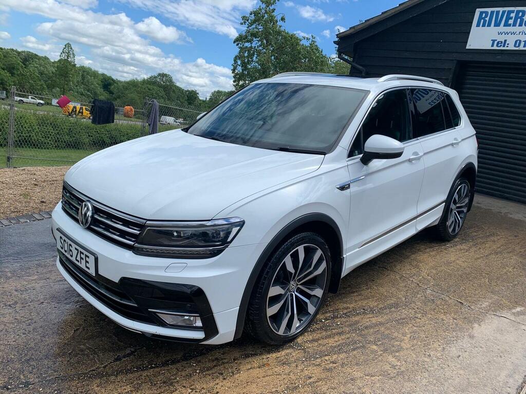 Volkswagen Tiguan Tdi Bluemotion Tech R-line Dsg 4Motion Euro 6 Ss White