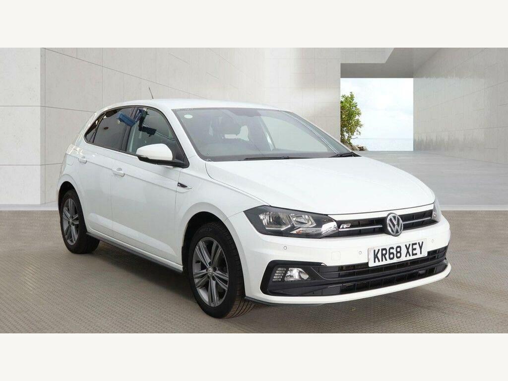 Volkswagen Polo Tsi R-line Euro 6 Ss White #3