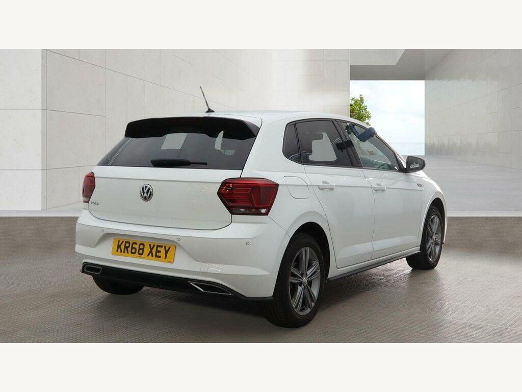 Volkswagen Polo Tsi R-line Euro 6 Ss White #4
