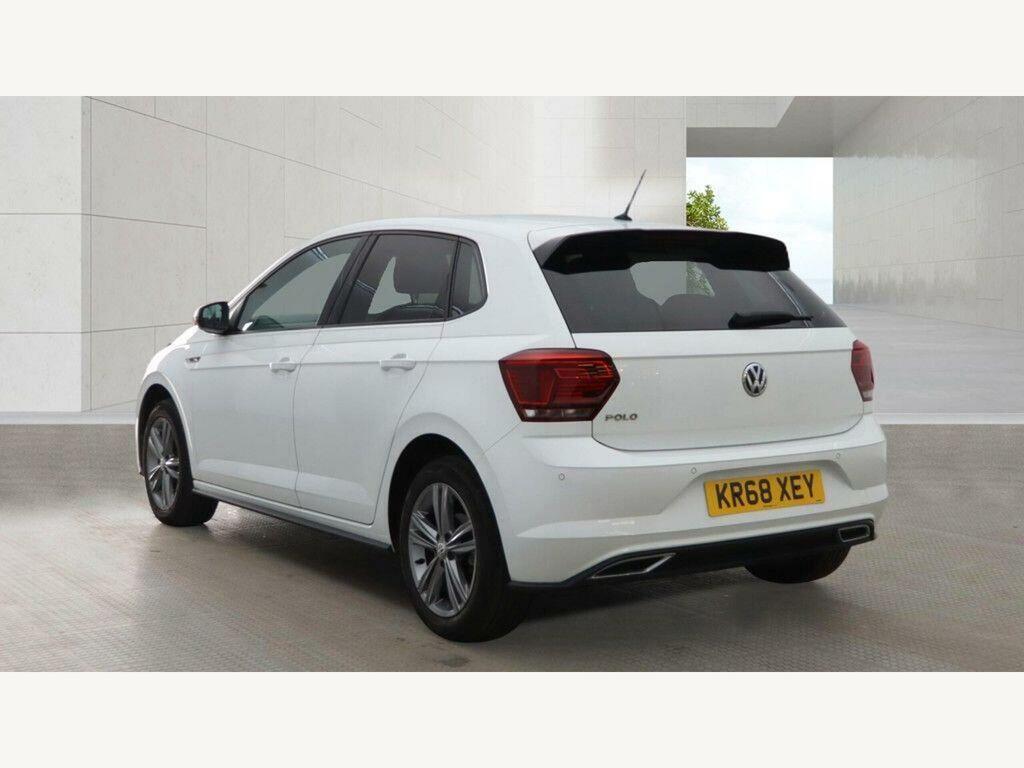 Volkswagen Polo Tsi R-line Euro 6 Ss White #2
