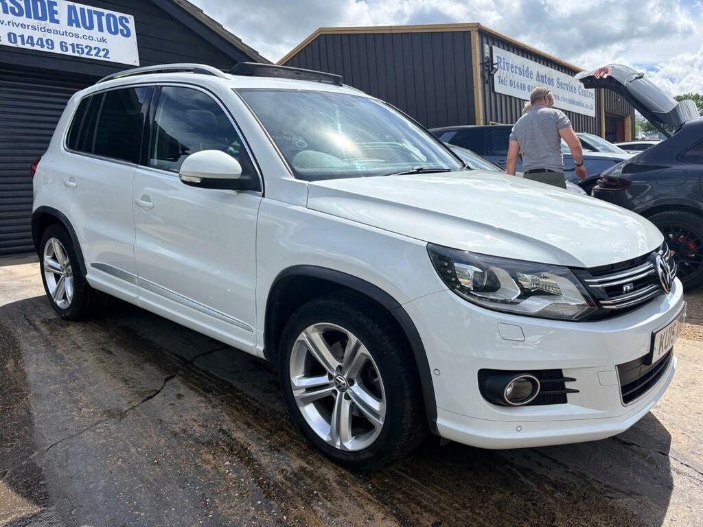 Volkswagen Tiguan Tdi Bluemotion Tech R-line Dsg 4Wd Euro 5 Ss White #3