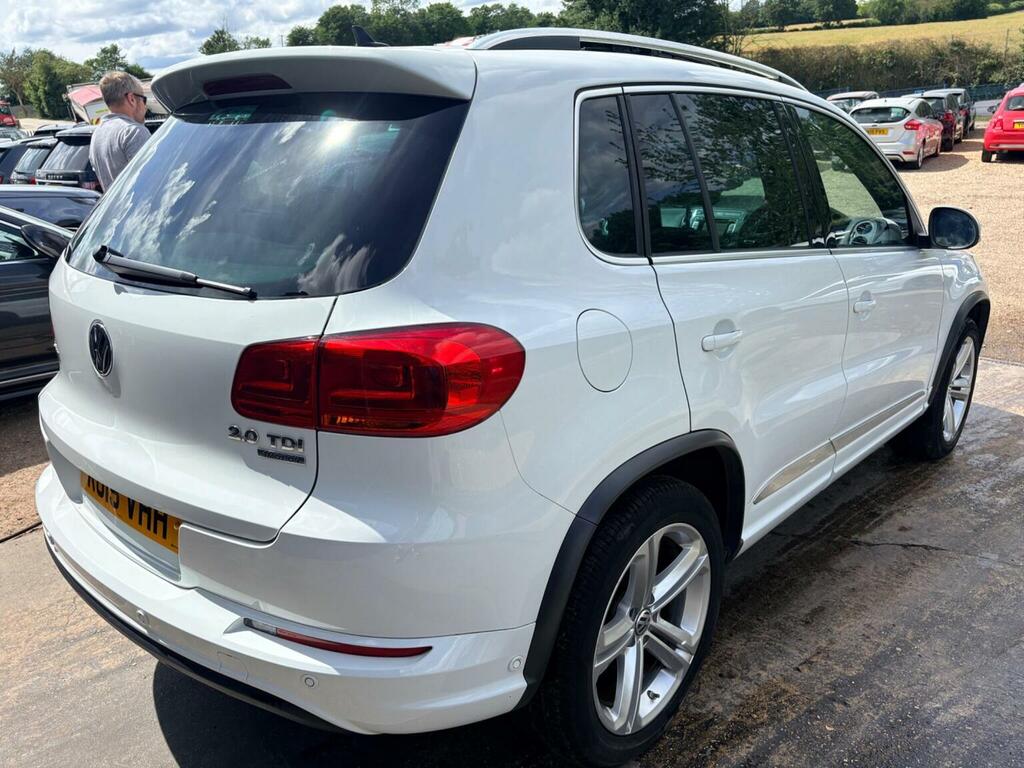 Volkswagen Tiguan Tdi Bluemotion Tech R-line Dsg 4Wd Euro 5 Ss White #6