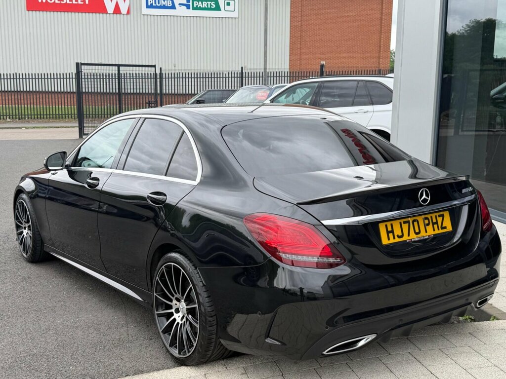 Mercedes-Benz C Class 1.6 C200d Amg Line Edition Premium G-tronic Eur Black #2