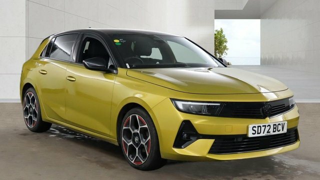 Vauxhall Astra 2022 1.2 Turbo Gs Line Hatchback Yellow
