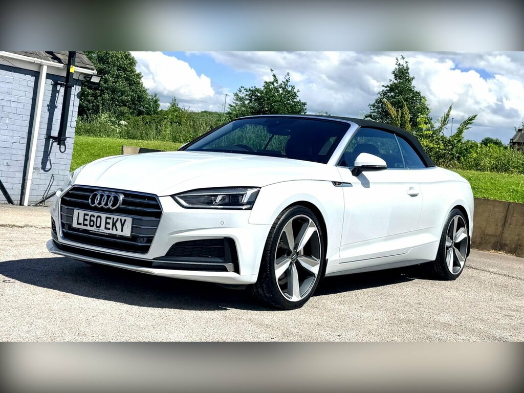 Audi A5 2.0 Tdi 40 S Line S Tronic Euro 6 Ss White #2