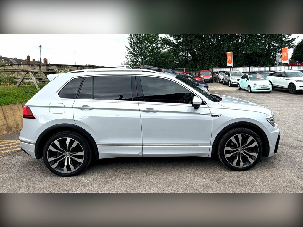 Volkswagen Tiguan 2.0 Tdi R-line Dsg Euro 6 Ss YS68HVH Silver #6