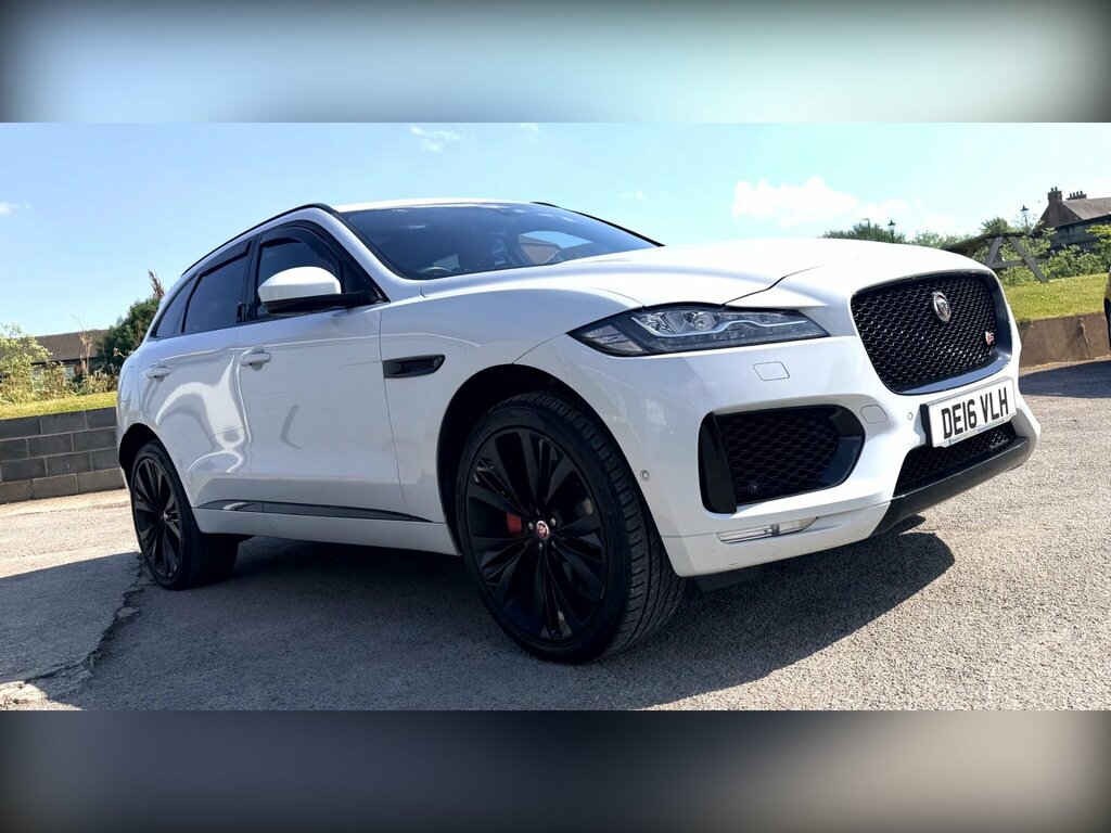 Jaguar F-Pace Suv 2.0 D180 R-sport Awd Euro 6 Ss 20 White #15
