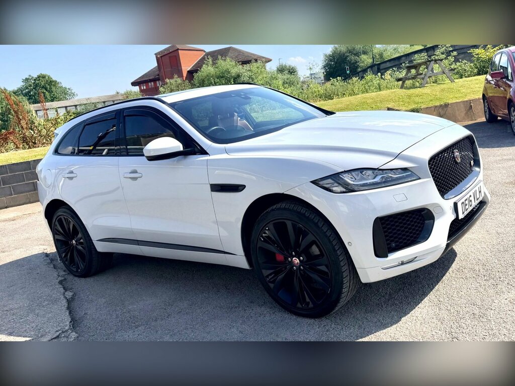 Jaguar F-Pace 3.0 D300 V6 S Awd Euro 6 Ss White #2