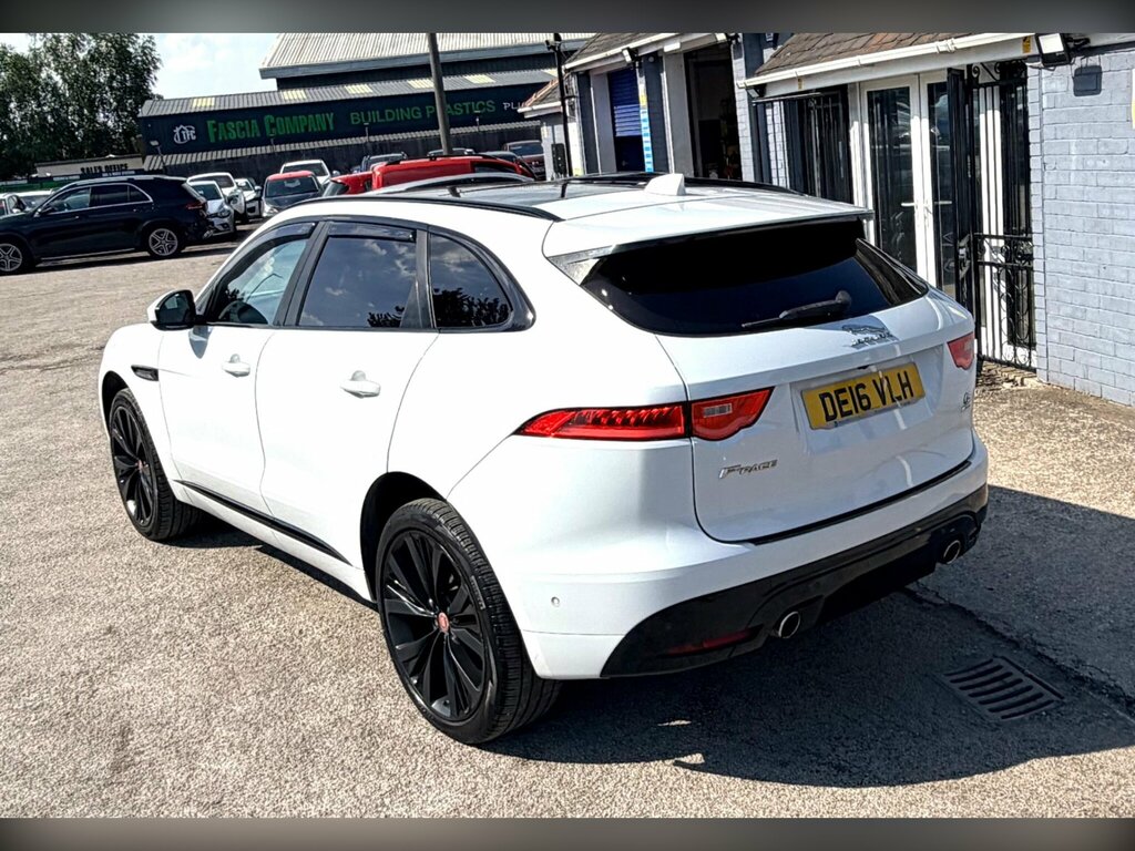 Jaguar F-Pace Suv 2.0 D180 R-sport Awd Euro 6 Ss 20 White #14