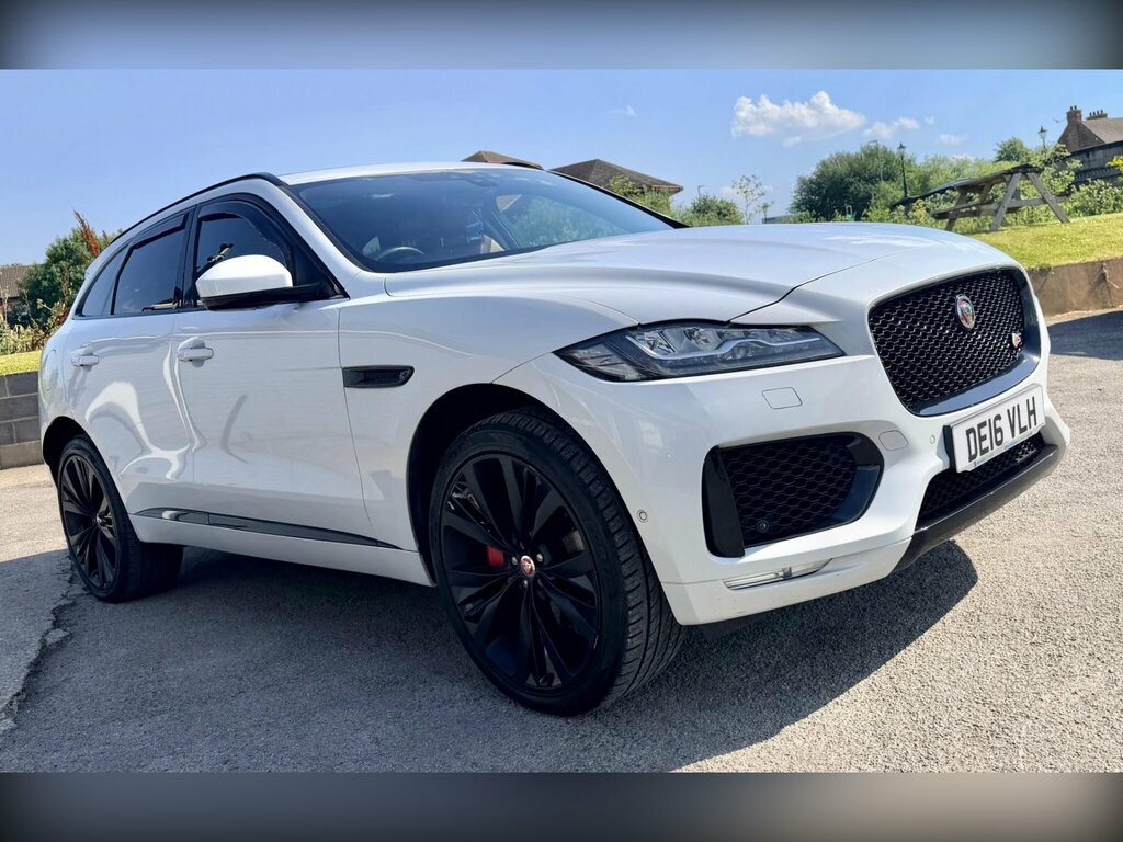 Jaguar F-Pace Suv 2.0 D180 R-sport Awd Euro 6 Ss 20 White #16