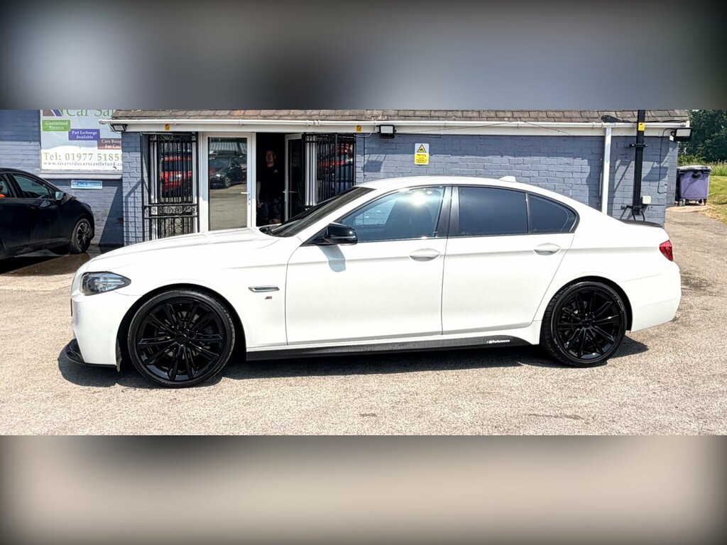 BMW 5 Series 2.0 520D M Sport Euro 6 Ss White #5
