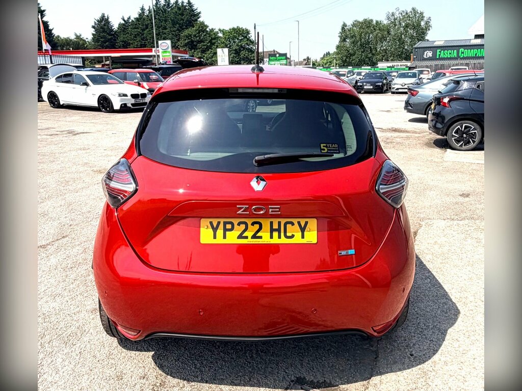 Renault Zoe R135 Ev50 52Kwh Gt Line Rapid Charge Red #4