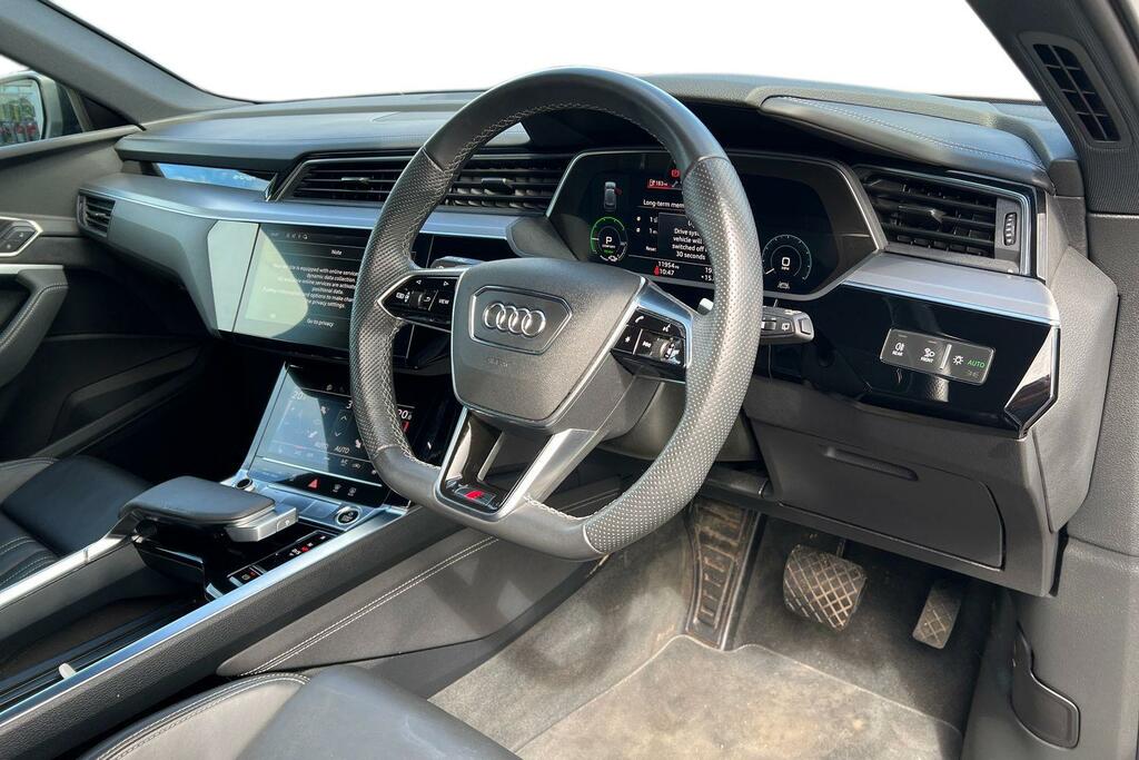 Audi E-tron 55 Black Edition Quattro 95Kwh 11Kw Char White #6