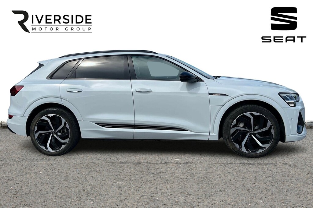 Audi E-tron 55 Black Edition Quattro 95Kwh 11Kw Char White #4