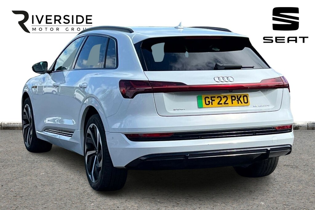 Audi E-tron 55 Black Edition Quattro 95Kwh 11Kw Char White #3