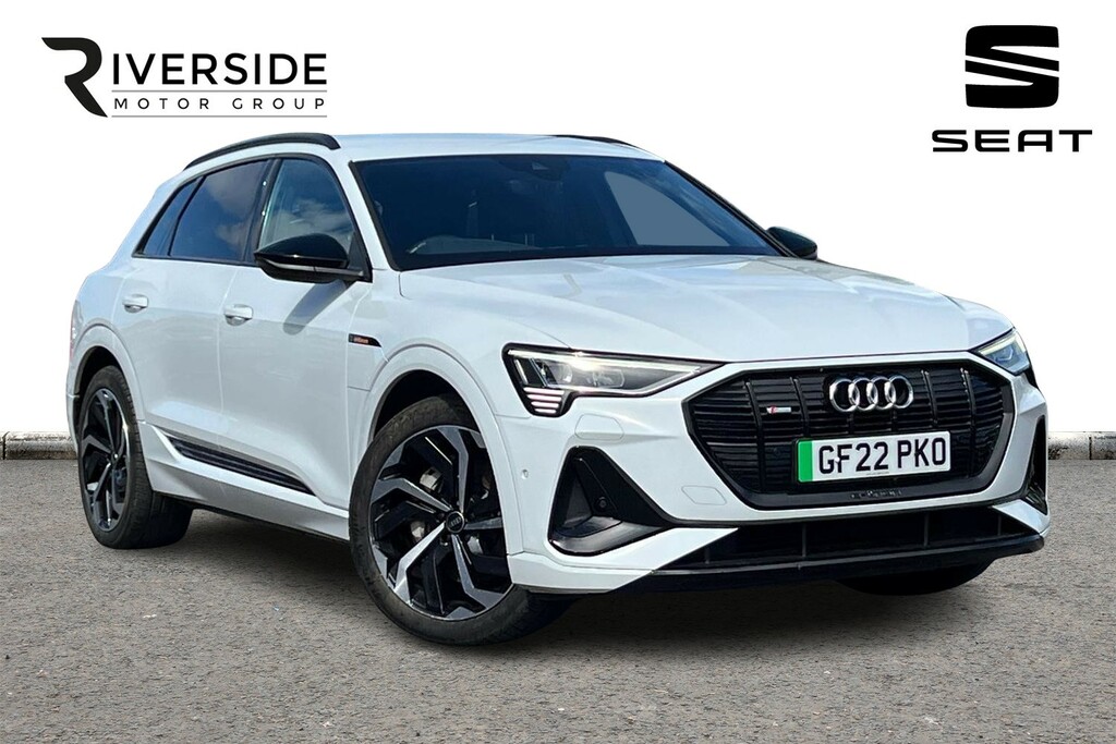 Audi E-tron 55 Black Edition Quattro 95Kwh 11Kw Char White