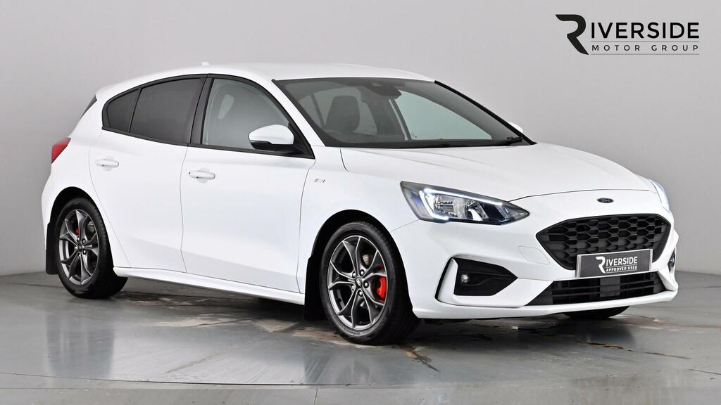 Ford Focus 1.0T Ecoboost St-line Euro 6 Ss WR19YUC White #2
