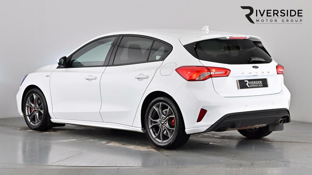 Ford Focus 1.0T Ecoboost St-line Euro 6 Ss WR19YUC White #4