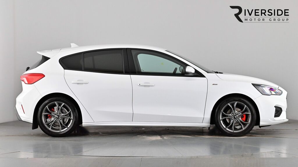 Ford Focus 1.0T Ecoboost St-line Euro 6 Ss WR19YUC White #5