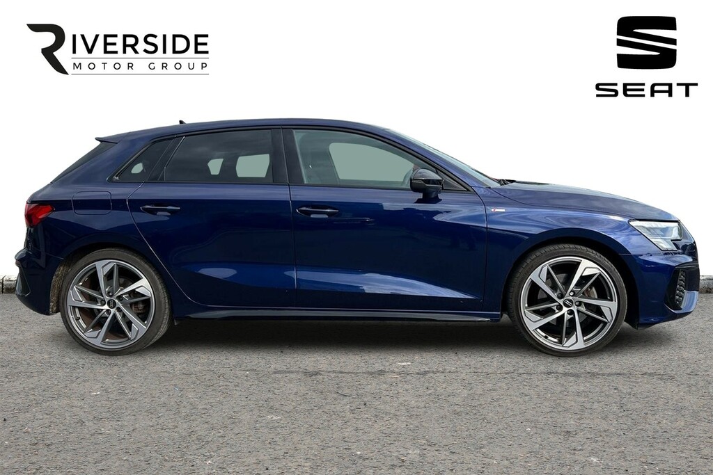 Audi A3 1.5 Tfsi 35 Black Edition Sportback S Tronic Euro SJ73KNL Blue #4