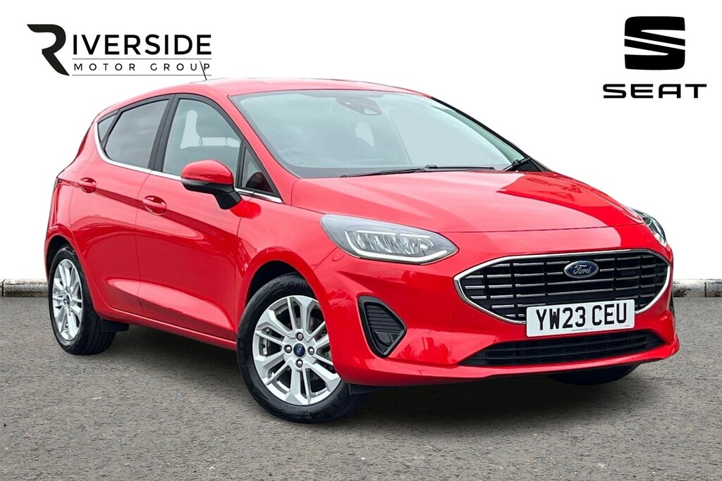Ford Fiesta 1.0T Ecoboost Titanium Euro 6 Ss Red