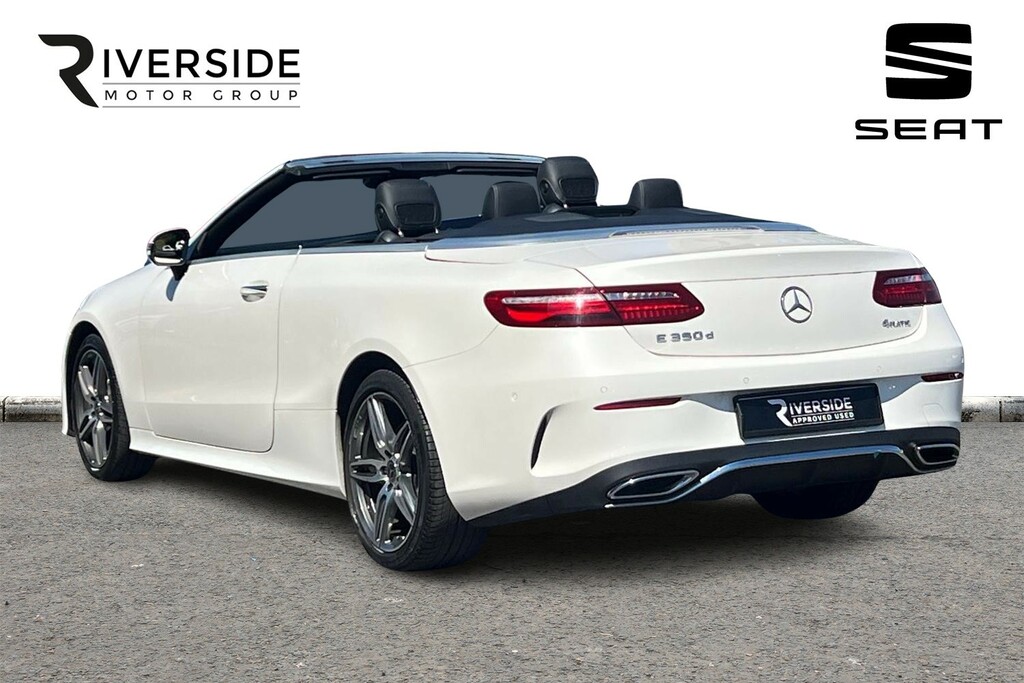 Mercedes-Benz E Class 3.0 E350d V6 Amg Line Premium Plus Cabriolet G-t White #3