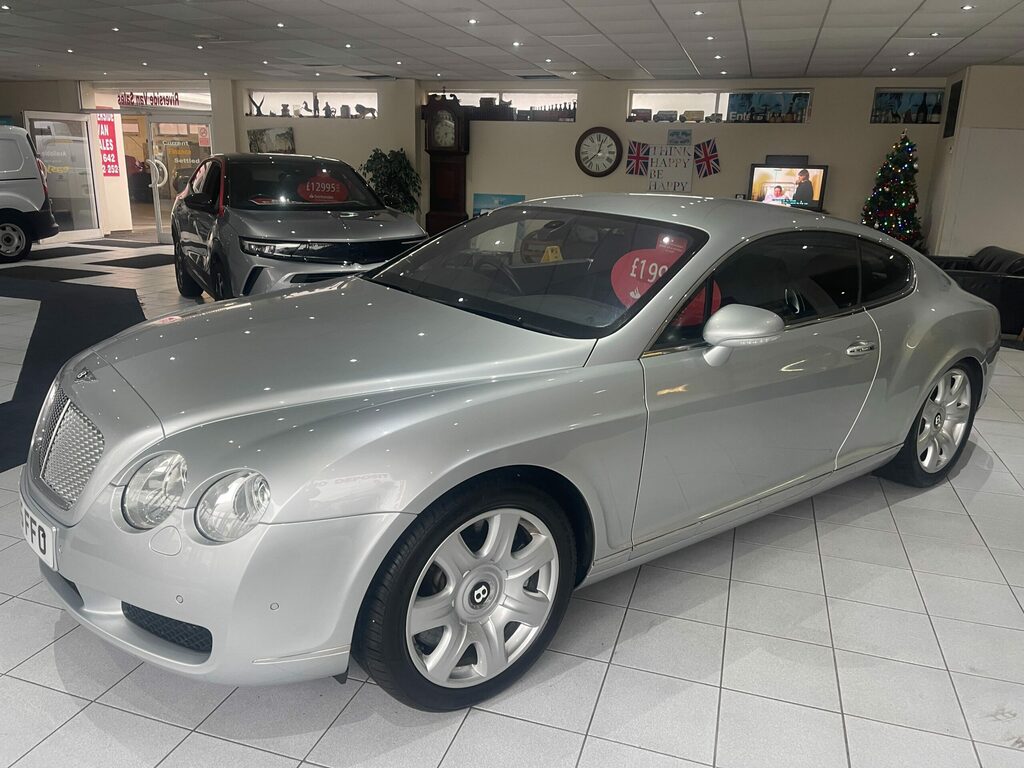 Bentley Continental Gt 6.0 Continental Gt 550 Bhp NK55FFO Silver