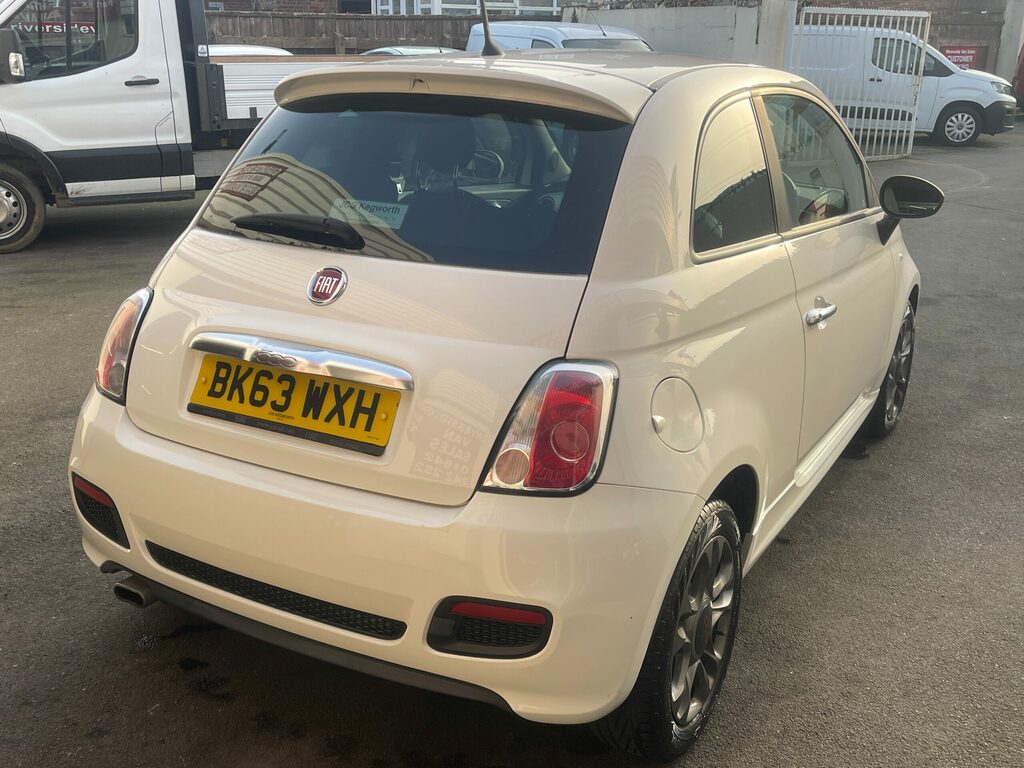 Fiat 500 1.2 500 S 69 Bhp BK63WXH White #6