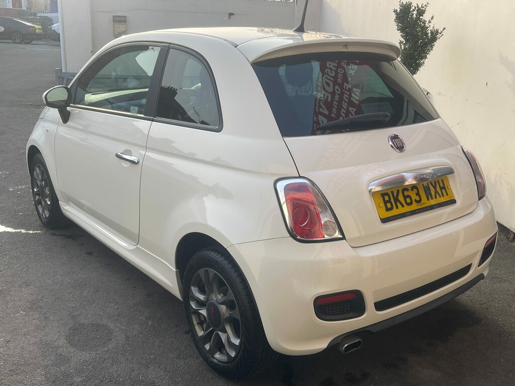 Fiat 500 1.2 500 S 69 Bhp BK63WXH White #4